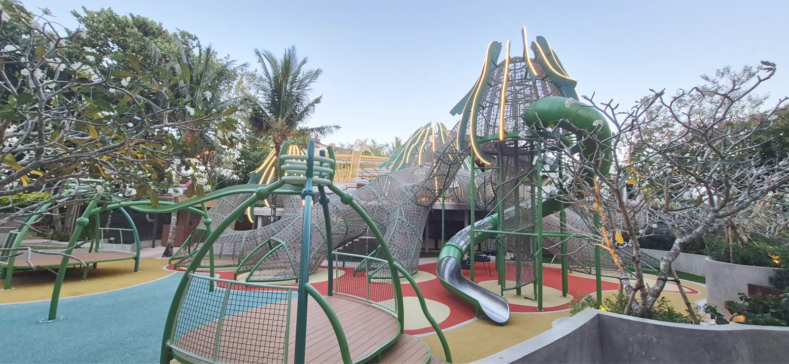 Indoor and outdoor playground transition at AYANA Rimba
